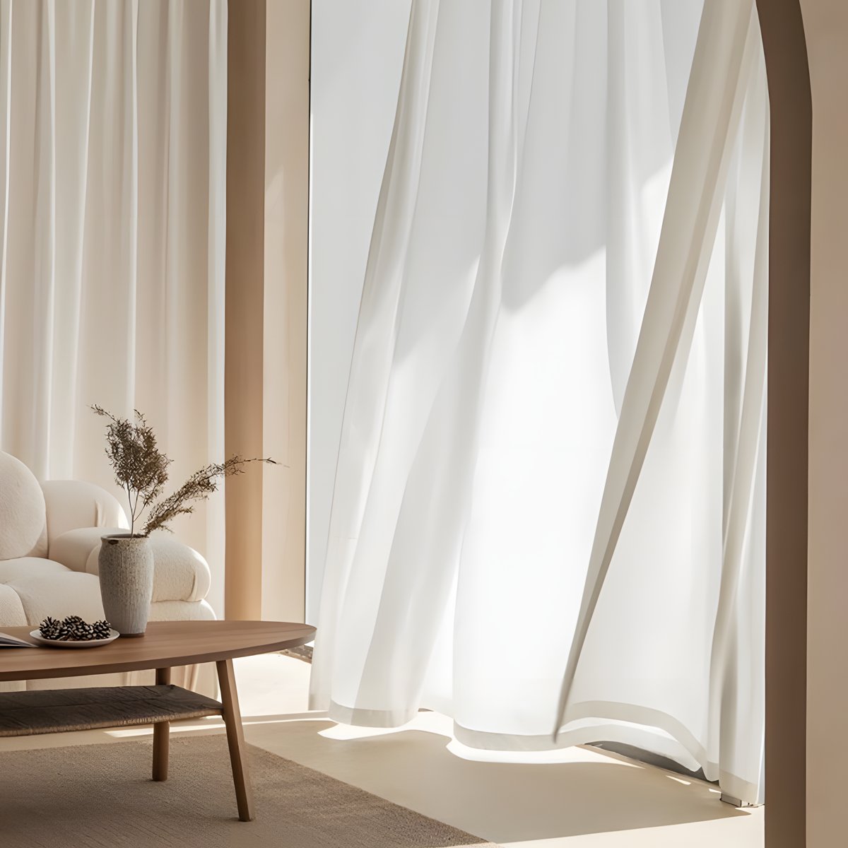 Made-To-Measure Sheer Curtains