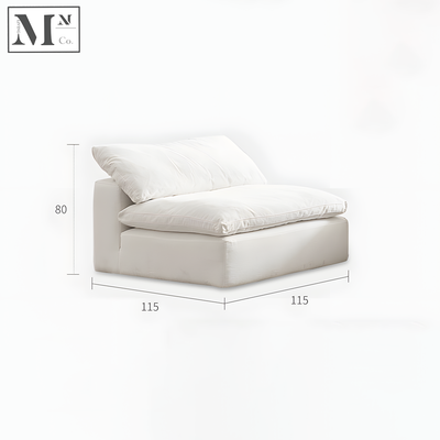 DIVANO Scandinavian Linen Fabric Sofa