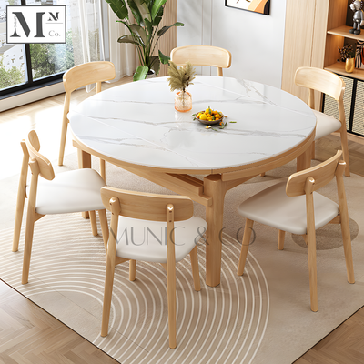 ARIA Scandinavian Sintered Stone Dining Table.  Customizable Table