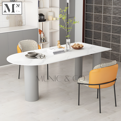 AXEZ Contemporary Sintered Stone Dining Table