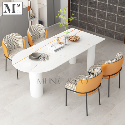 AXEZ Contemporary Sintered Stone Dining Table