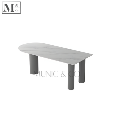 AXEZ Contemporary Sintered Stone Dining Table