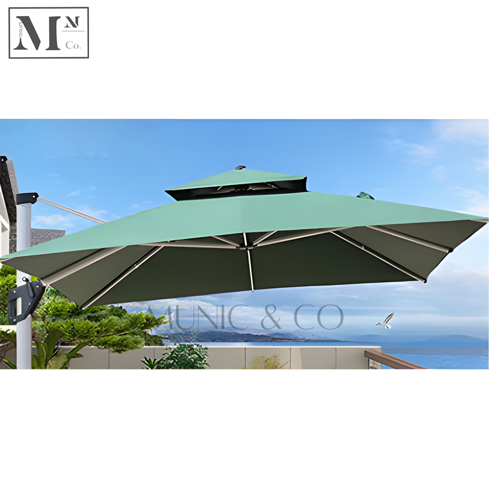 THEC Outdoor Parasol With 200kg Base with Wheels