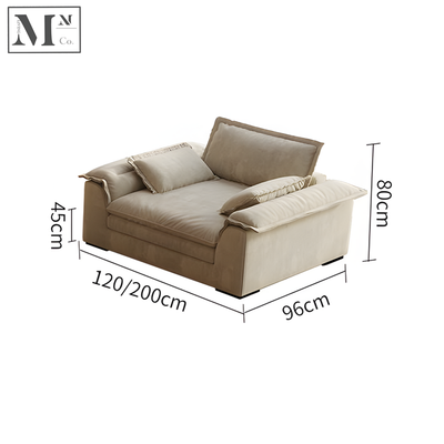 DERVIN Scratch-Resistance Fabric Sofa