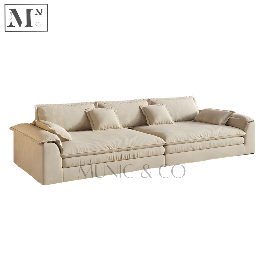 DERVIN Contemporary Fabric Sofa