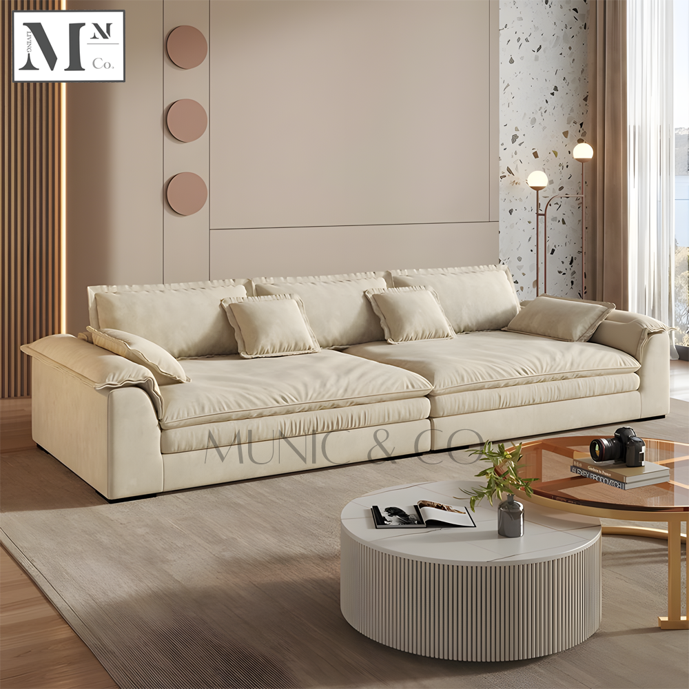 DERVIN Contemporary Fabric Sofa