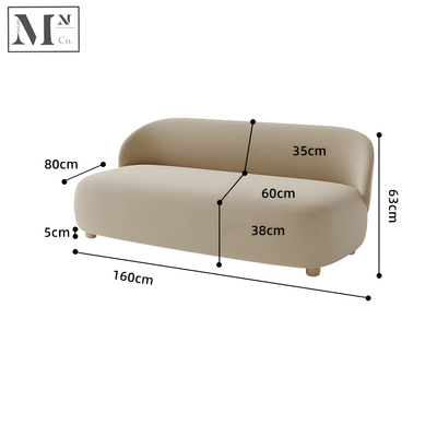 DORIAN Japandi Scratch Resistant Fabric Sofa