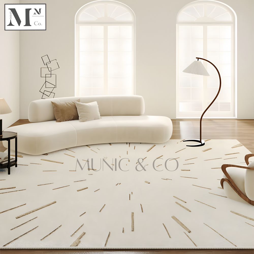 HAIMON Cream Colored Indoor Rugs