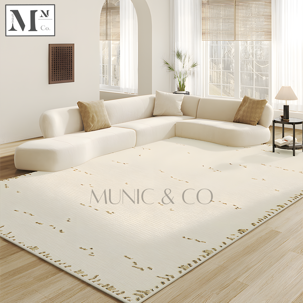 HAIMON Cream Colored Indoor Rugs