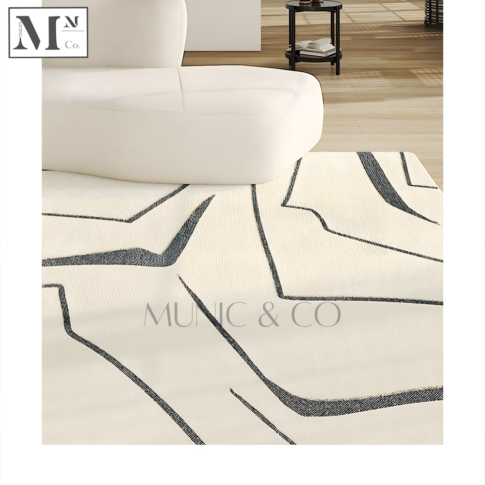 HAIMON Cream Colored Indoor Rugs