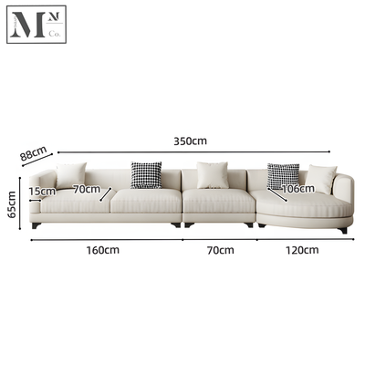 HENDRIK Contemporary Fabric Sofa