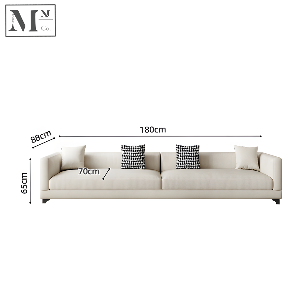 HENDRIK Contemporary Scratch Resistance Waterproof Fabric Sofa in Double and 3 Seater