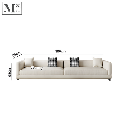 HENDRIK Contemporary Scratch Resistance Waterproof Fabric Sofa in Double and 3 Seater