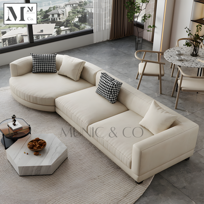 HENDRIK Contemporary Scratch Resistance Waterproof Fabric Sofa in Double and 3 Seater