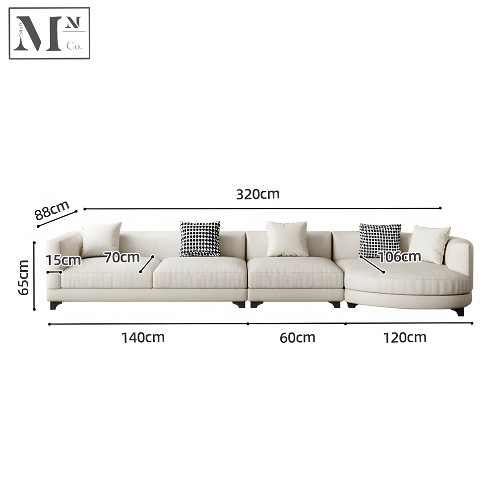 HENDRIK Indoor Sofa In Scratch Resistance Waterproof Fabric