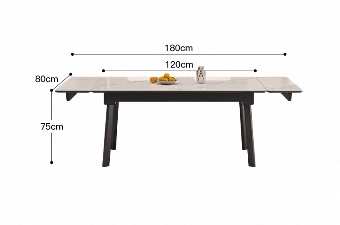FENZI Modern Sintered Stone Extendable Dining Table