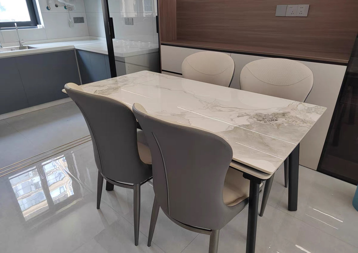 FENZI Modern Sintered Stone Extendable Dining Table