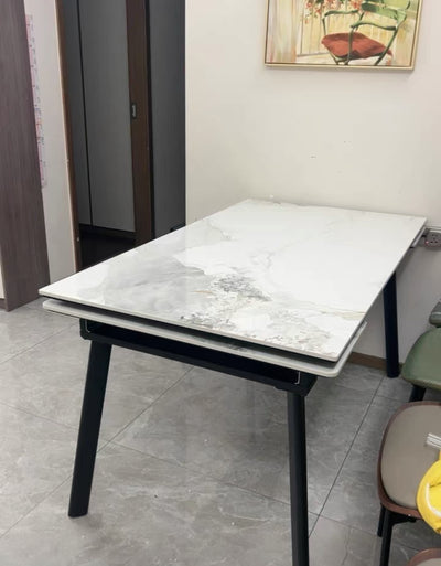 FENZI Modern Sintered Stone Extendable Dining Table