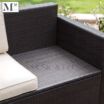 HOGAN Outdoor Storage Sofa in PE Rattan