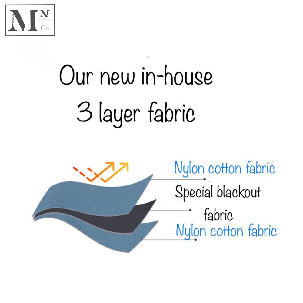 NORB 90%-100% Blackout Curtains. Nylon Cotton Blend Night Curtains. DIY Made-To-Measure Blackout Curtains in 12 Days.