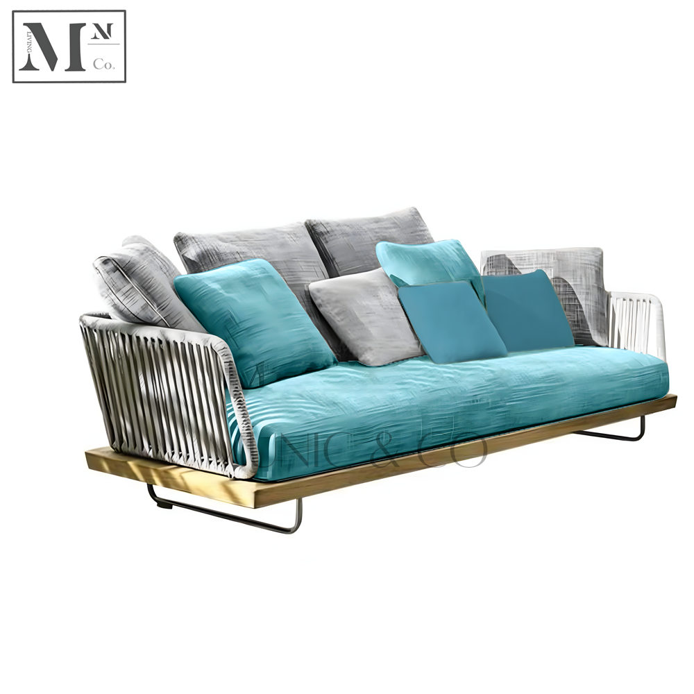 MEYER Outdoor Sofa and Indoor Sofa in Rope Weave