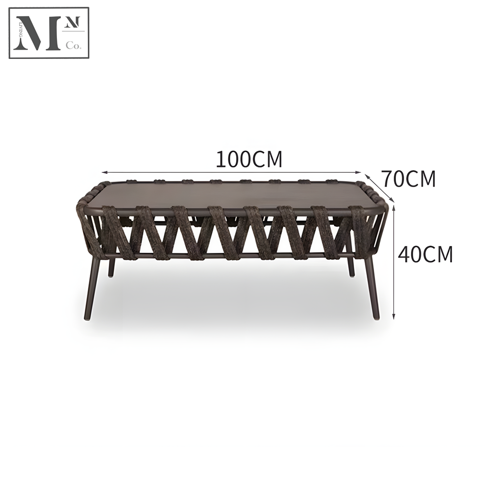 MARIGOLD Nordic Style Outdoor Sofa in Rope Weave.  Customisable Outdoor