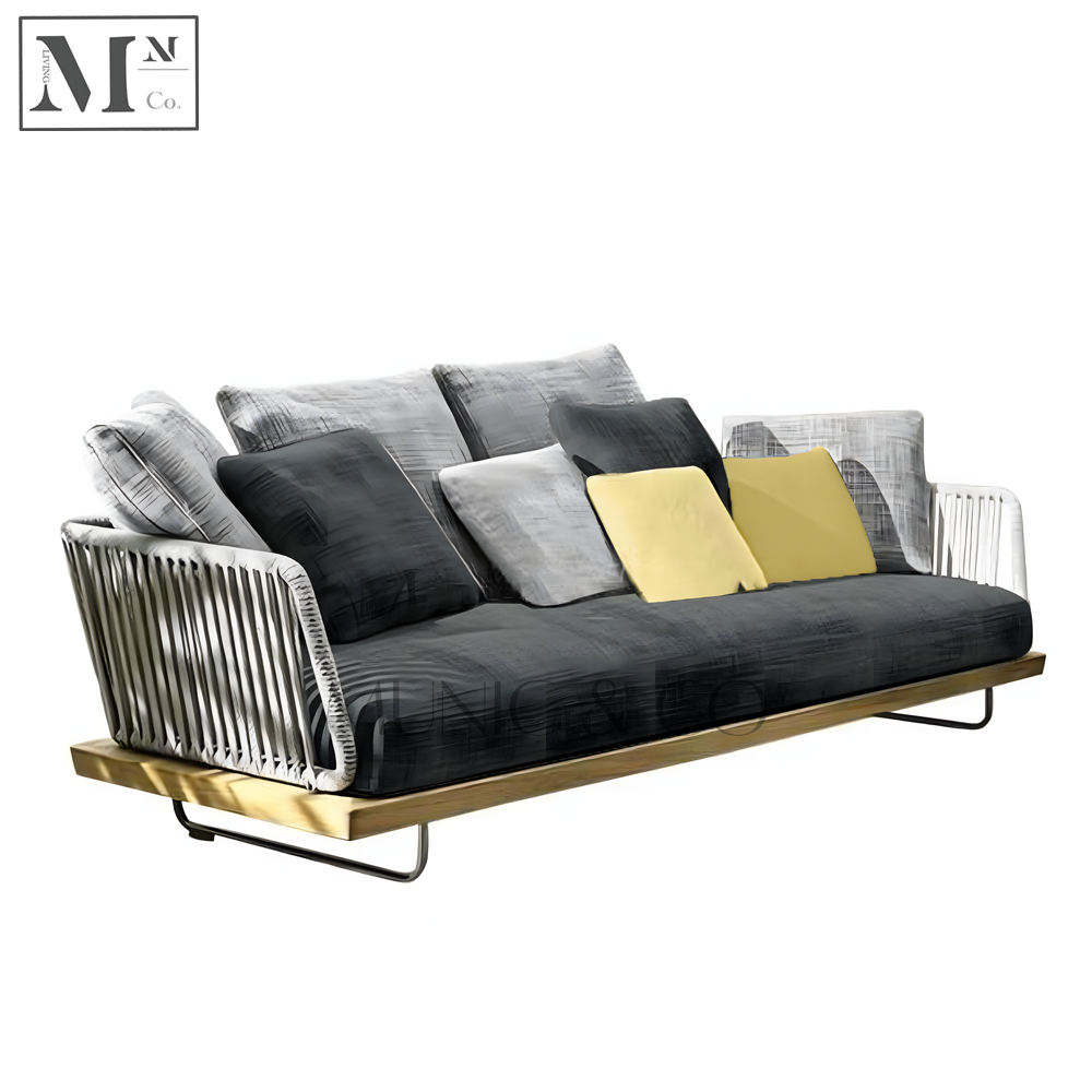 MEYER Outdoor Sofa and Indoor Sofa in Rope Weave