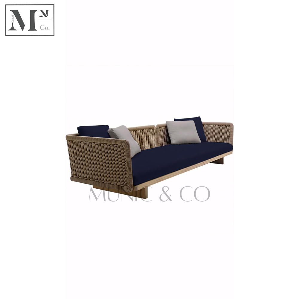 TEDLUS Outdoor Sofa in Rope Weave