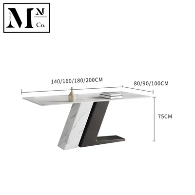 CLAREE Contemporary Sintered Stone Dining Table