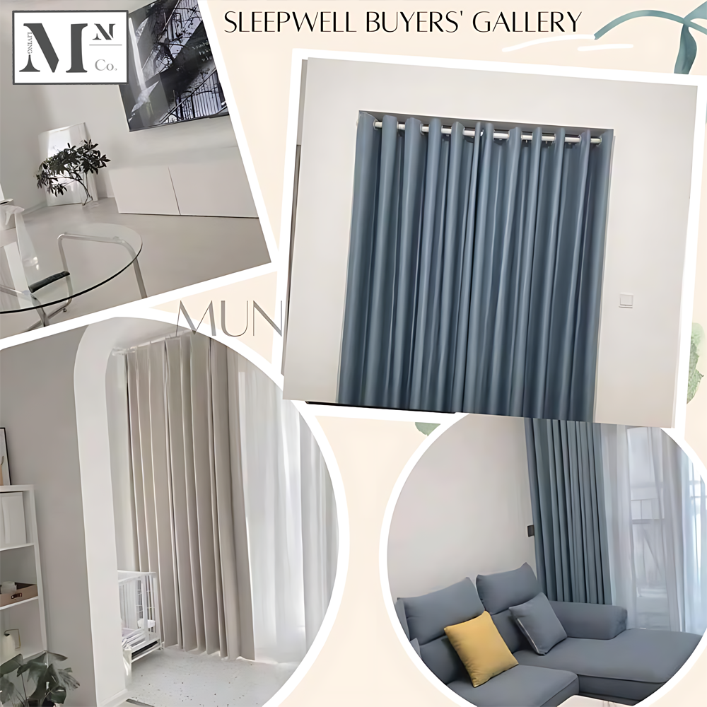 SLEEPWell DUO Color Blackout Curtains. DIY Made-To-Measure Night Curtains in 12 Days.