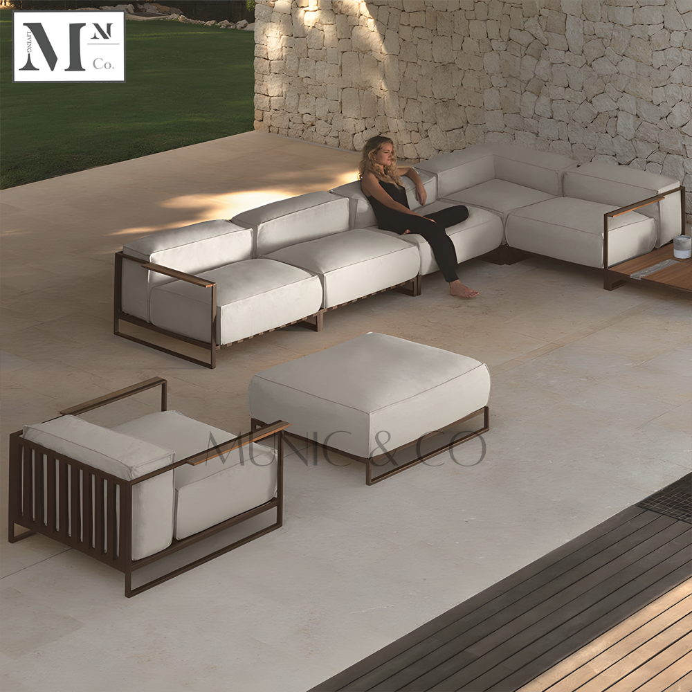 GISELLE Outdoor Sofa Series in Metal Frame