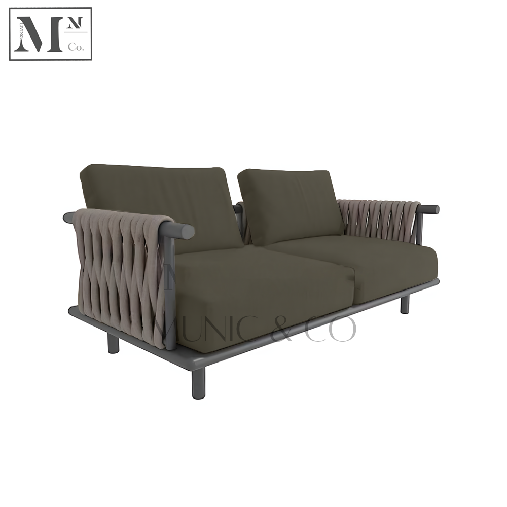 VANEZIA Outdoor Sofa in Rope Weave