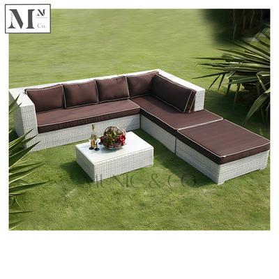 ALISTAIR Modular Outdoor Sofa in PE Rattan Weave.  Customizable Outdoor Sofa