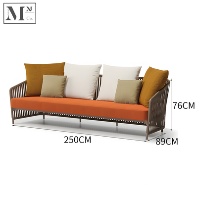 AURORA Outdoor Sofa in Rope Weave