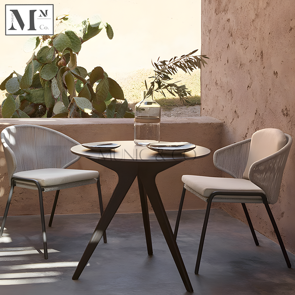 Petite Compact Outdoor Chair and Table Set