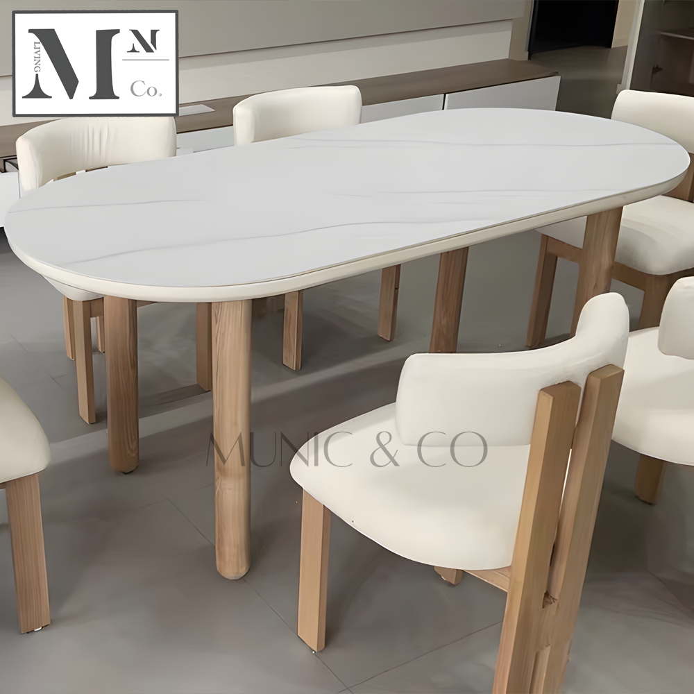 ARROW Japandi Sintered Stone Dining Table