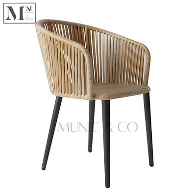 NATURA Petite Table Chair Set. PE Rattan Outdoor Dining Set