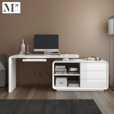 ELARA Contemporary Study Desk with Drawers