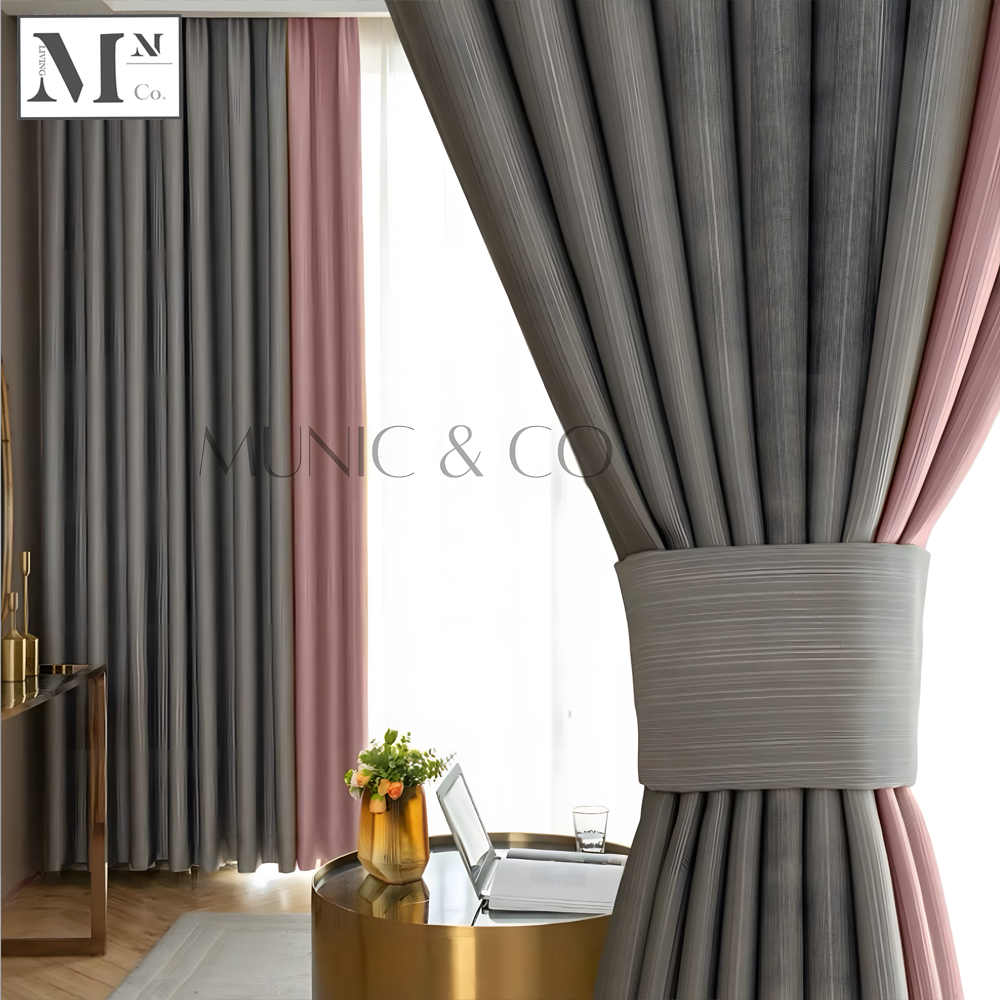 LINKO 85% Blackout Curtains.  Lined Satin Polyester Night Curtains. DIY Made-To-Measure Blackout Curtains in 12 Days.