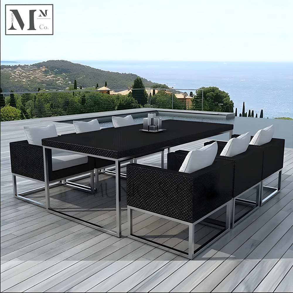 LUCERNE Dining Set. PE Rattan Outdoor Dining Set