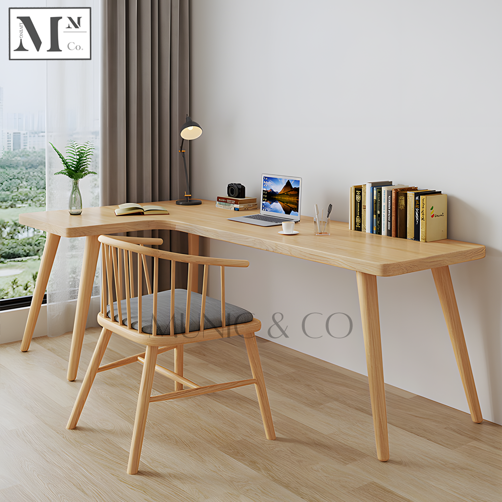 ECHO Scandinavian Wooden Study Table