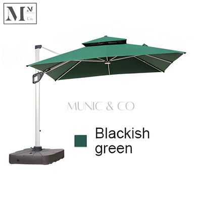 TITAN Reinforced Outdoor 3m -4m Parasol with 300kg Base and Press Fit Handle