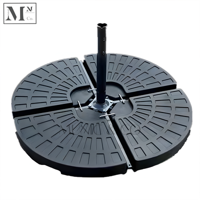 SUNOUT Reinforced Outdoor Parasol with 160kg Round Water-base