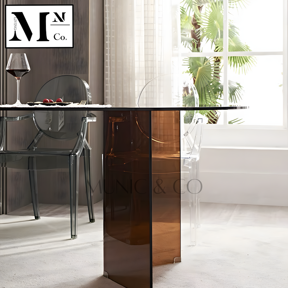 AVA Sleek Glass Dining Table