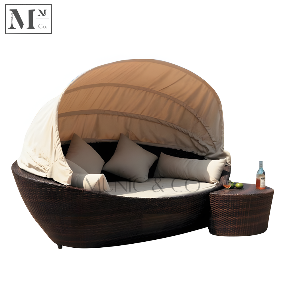 NOVO Outdoor Day Bed with Retractable Shade