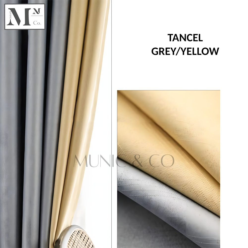 TANCEL DUO COLOR 90%-95% Blackout Curtains. DIY Made-To-Measure Blackout Curtains in 12 Days.