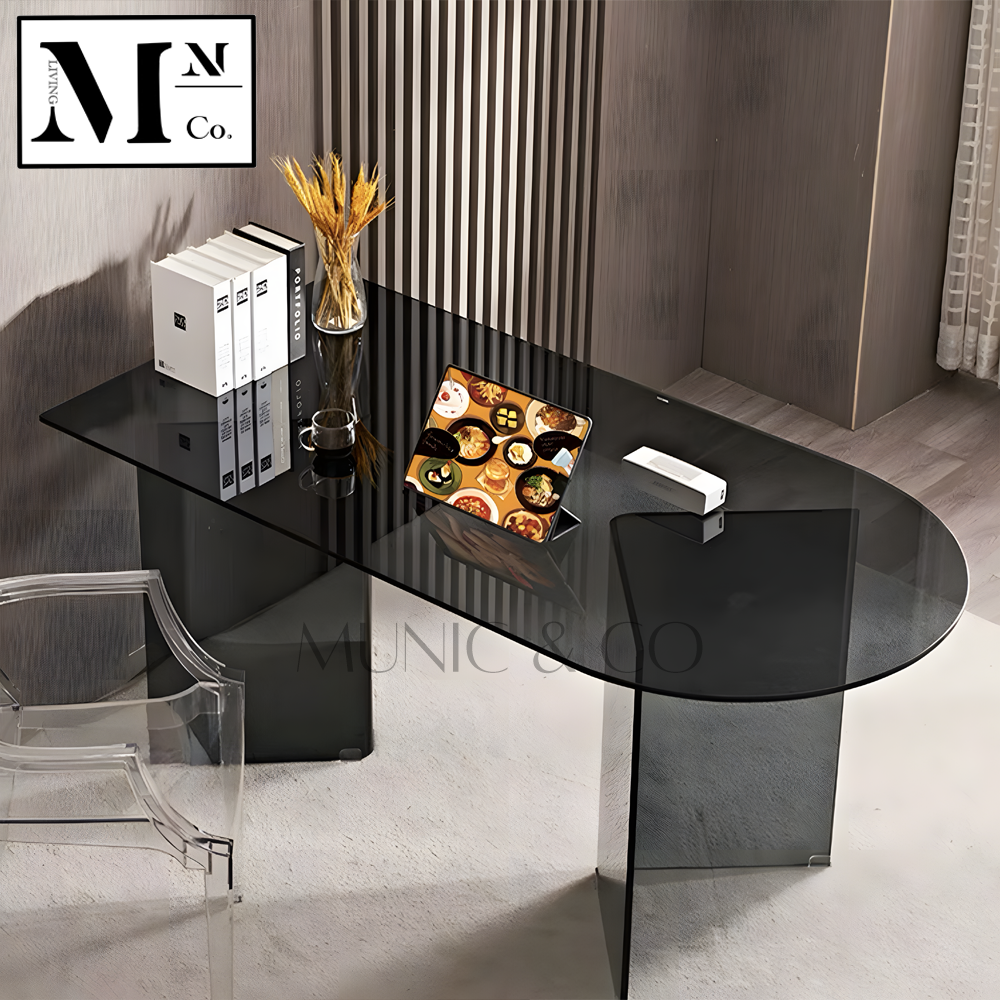 AVA Sleek Glass Dining Table