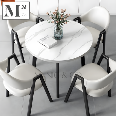 ADEN Sintered Stone Dining Table. Cafe Table Set