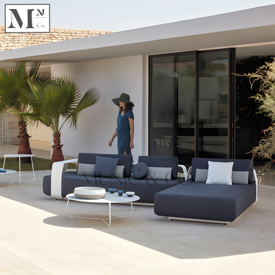 NATHANE Outdoor Sofa in Metal Frame