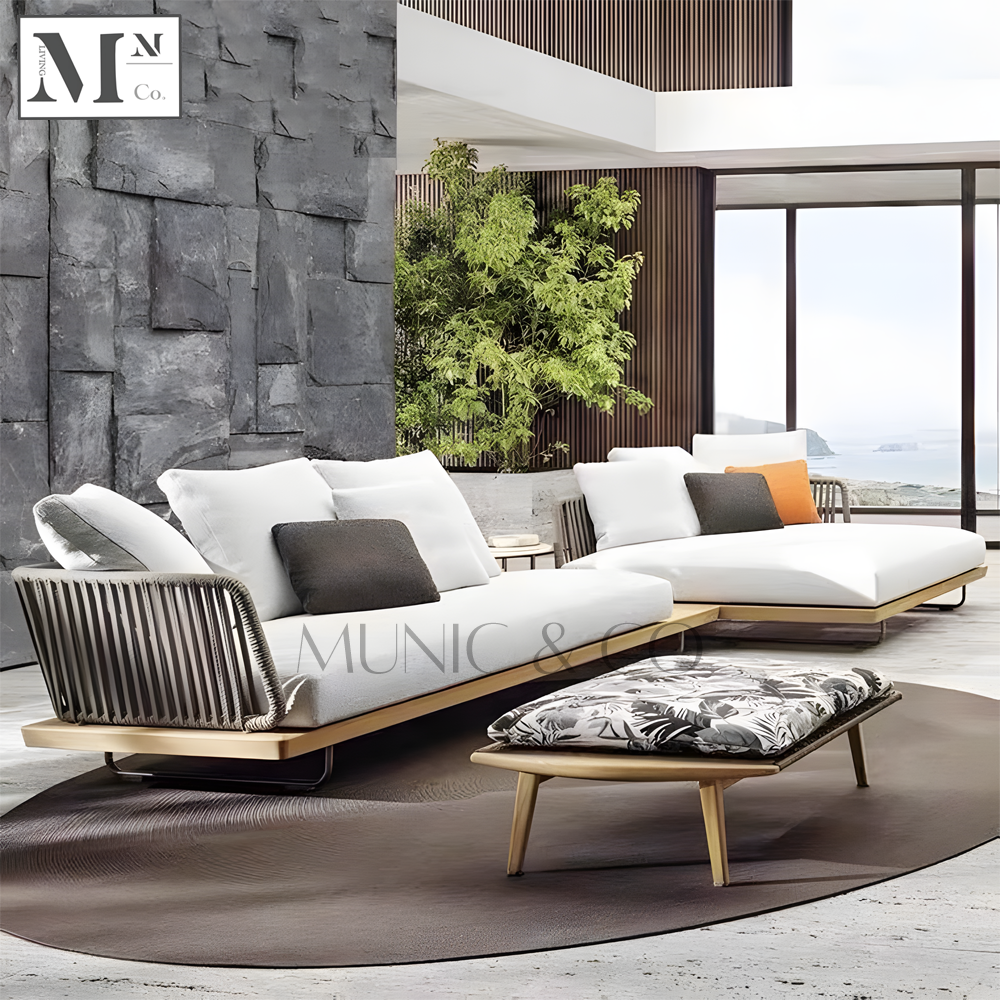 MEYER Outdoor Sofa and Indoor Sofa in Rope Weave